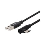 Cable Edenwood Usb-c Coude Tresse 1m Noir