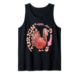 Turkin' 9 To 5 Funny Family Thanksgiving Matching Apparel Tank Top