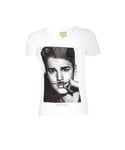 Eleven Paris Bieber 13F1LT001 Mens short sleeve t-shirt - White Cotton - Size X-Small