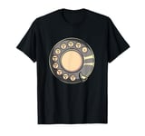 Vintage Rotary Phone Numbers Rotary Dial T-Shirt