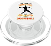 Funny Dodgeball game Design for a Dodgeball Player PopSockets PopGrip for MagSafe