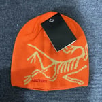 ARC'TERYX Herr Cap Casual Varm Vinter Skidkeps Orange