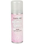 Rosa Glitter Spray till Hår/Kropp