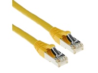 Act Yellow 15 Meter Lszh Sftp Cat6a Patch Cable Snagless With Rj45 Connectors. Cat6a S/Ftp Lszh Sng Yl 15.00M (Fb7815)