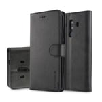 LC.IMEEKE Wallet Case Fodral till Huawei Mate 10 Pro - Svart Svart