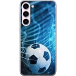 Samsung Galaxy S23+ Transparent Mobilskal Fotboll