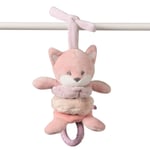 Nattou Peluche renard vibrato avec anneau Alice et Pomme ROSE