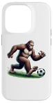 iPhone 14 Pro Bigfoot Playing Soccer Ball Funny Soccer Lover Player Sport Case