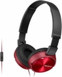 Sony MDR-ZX310AP, headphones (red / black)