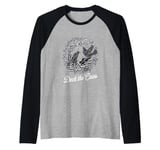 Deck The Caws Gothic Crows Christmas Festive Raglan Baseball Tee