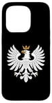 iPhone 15 Pro Minimalist White Eagle Polish Symbol of Pride and Heritage Case