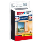 Tesa Moustiquaire Comfort Pour Fenetres - 1,3 M X 1,5 M - Noir