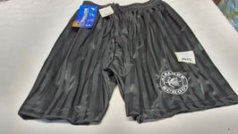 Boys Girls Alsager School Black Stripes Gym Shorts 34"-36” Waist (422)