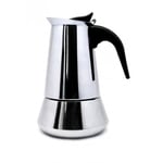 Cafetière à induction - Nerthus - FIH 248 - 4 tasses - Acier inoxydable - Argent