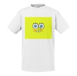 T-Shirt Enfant Bob L Eponge Spongebob Squarepants Carre Jaune