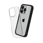 RhinoShield Coque Compatible avec [iPhone 15 Pro] | Mod NX - Protection Fine Personnalisable avec Technologie d'absorption des Chocs [sans BPA] - Noir