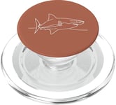 Global Oceans Protection écosystème marin Grand requin blanc PopSockets PopGrip pour MagSafe