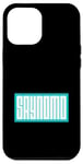 Coque pour iPhone 12 Pro Max Graphique de couleur turquoise SAYNOMO (Say No More)