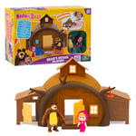 Masha and The Bear - Bear House Playset from the Hit TV Series with Articulated Masha & Bear Figures and Accessories – Fun for Kids Aged 3+