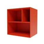 Montana - Montana Mini 1302 - Module With Shelves - Rosehip - Hyllsystem - Peter J. Lassen - Röd - MDF