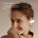 (White)Bluetooth5.3 Wireless Single Earpiece Ear Clip IPX4 Waterproof Earbud For