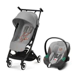 Cybex LIBELLE Matkarattaat + Cybex Aton S2 Turvakaukalo, Lava Grey