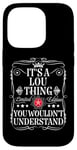 Coque pour iPhone 14 Pro Le nom de Lou est un truc que tu ne comprendrais pas