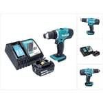 Makita - ddf 453 RF1 Perceuse-visseuse sans fil 18 v 42 Nm + 1x batterie 3,0 Ah + chargeur