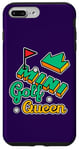 Coque pour iPhone 7 Plus/8 Plus Mini joueur de golf Queen Lover pour femme et fille Violet