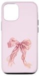 iPhone 13 Pro Baby Pink Bow Cute Coquette y2k Clean Girl Aesthetic Women Case