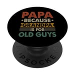 Daddy's Day Vintage Humour For The Best Dad Ever PopSockets PopGrip Interchangeable