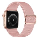 Joustava nailonrannekoru Apple Watch 41mm Series 9 Pink