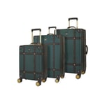 Rock Luggage Vintage Set of 3 Hard Shell Suitcases