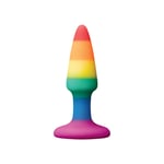 NSNovelties Plug Anal Pleasure Mini Rainbow Colours Pride Edition