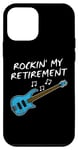 Coque pour iPhone 12 mini Guitare basse Bassiste Retraite Musicien à la retraite