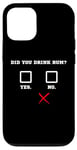 Coque pour iPhone 12/12 Pro Did You Drink Rhum – Humour amusant pour bar