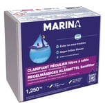 Clarifiant régulier eau piscine trouble 10 cartouches filtre à sable 125gr MARIN