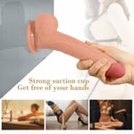 Suction Cup Dildo Sex Toy For Women Men Couples Large Realistic Real Feel Penis