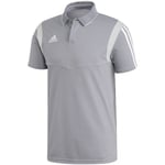 Miesten t-paita Adidas Tiro 19 Cotton Polo M DW4736, harmaa