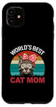 Coque pour iPhone 11 La meilleure maman pour chats du monde