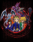 Fanattik - YU-Gi-Oh Impression de Collection en édition limitée (36 x 28 cm), Seto Yugi et Joey, 161685