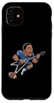 Coque pour iPhone 11 Sunday Football Jeu de guitare Rock Roll pour adultes et enfants