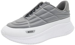 BOSS Men's Ttnm Evo_Runn_hfne Running, Medium Grey, 10 UK