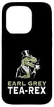 Coque pour iPhone 15 Pro Earl Grey Tea Rex trex dinosaure dinosaure humour britannique t-rex