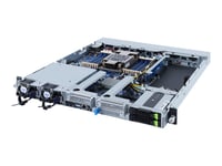 Gigabyte E162-220 (Rev. 100) - Server - Kan Monteras I Rack - 1U - 1-Vägs - Ingen Cpu Upp Till - Ram 0 Gb - Sata - Hot-Swap 2.5" Vik/Vikar - Ingen Hdd - Ast2600 - Inget Os - Skärm: Ingen