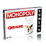 Winning Moves Gremlins Monopoly Board Game, Play with Chrysalis, Gizmo, Boombox and Popcorn, Tour Kingston Falls and invest in Christmas lights and displays, 2-6 player game for ages 8 plus