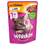 Whiskas Chicken In Jelly Wet Cat Food Pouches - 24 X 100g