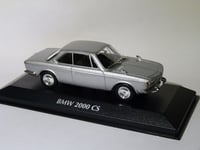 BMW 2000 CS Coupé de 1967 Gris Argent au 1/43 de Minichamps Maxichamps 940025081