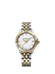 Raymond Weil Women's Tango 30 Roman Numerals Date Bracelet Strap Watch, Silver/Gold