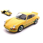 PORSCHE 911 CARRERA 2.7 RS 1972 YELLOW/GREEN 1:24 Whitebox Auto Stradali